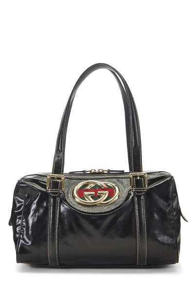 Gucci Black Leather Britt Boston Bag — photo 1