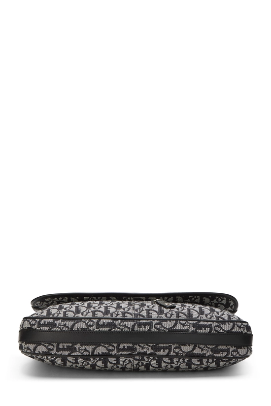 Black Trotter Canvas Flap Messenger Bag, , large image number 4