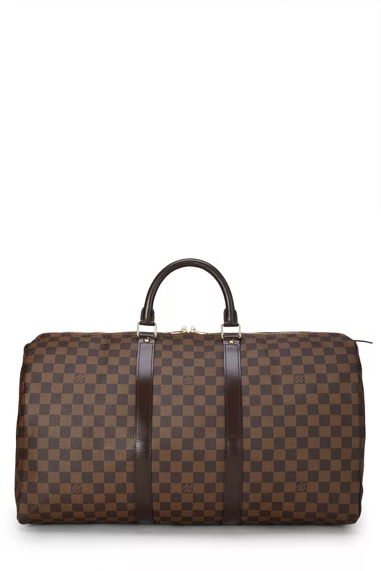Damier Ebene Keepall Bag 50, , large image number 0