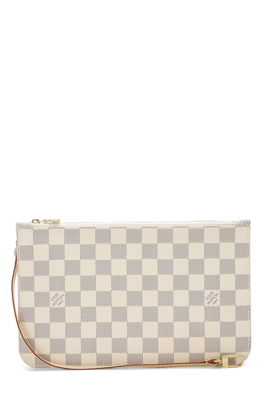 Damier Azur Neverfull Pouch, , large image number 0