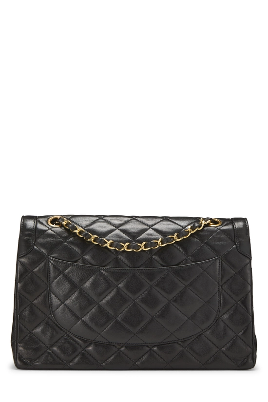 Black Quilted Lambskin Paris Limited Double Flap Medium, , large image number 3