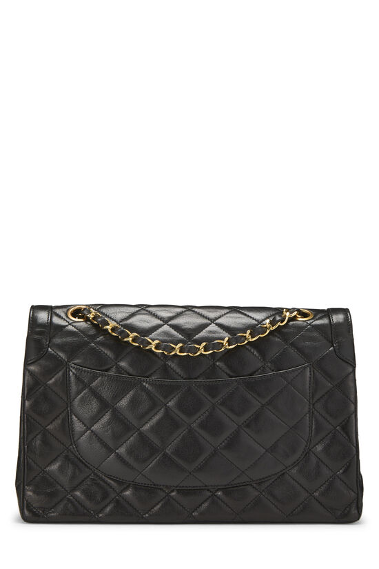 Black Quilted Lambskin Paris Limited Double Flap Medium, , large image number 3