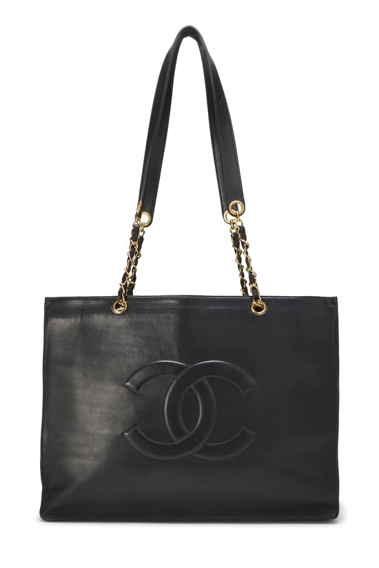 Black Lambskin Timeless 'CC' Tote, , large image number 0