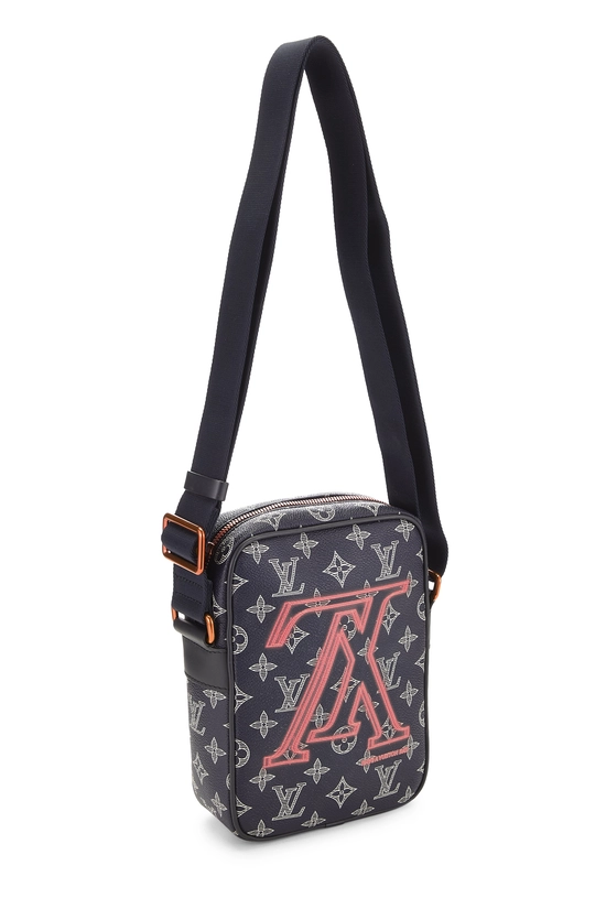 Kim Jones x Louis Vuitton Navy Monogram Upside Down Danube PM, , large image number 1