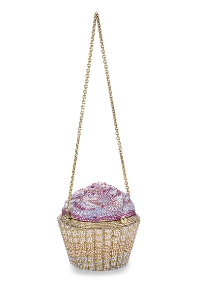 Judith Leiber Pink Crystal Cupcake Minaudiere — photo 2