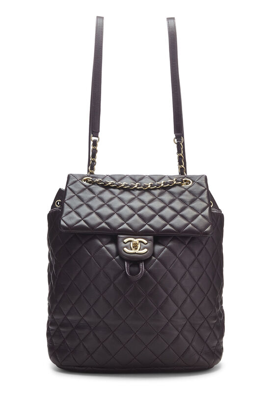 Chanel Urban Spirit Backpack Quilted Lambskin Small Black