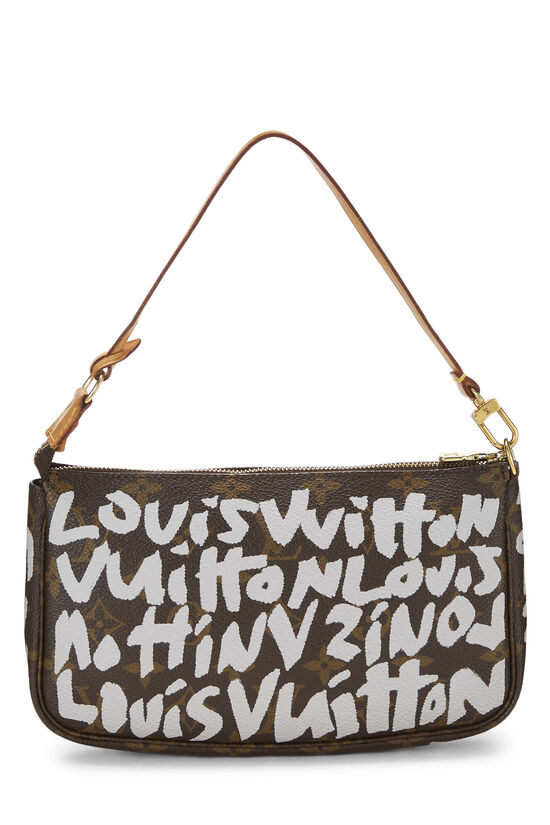 Stephen Sprouse x Louis Vuitton Grey Monogram Graffiti Pochette