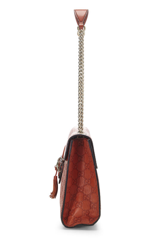 Orange Guccissima Leather Emily Chain Shoulder Bag, , large image number 2