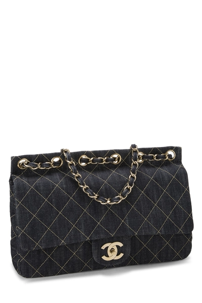 Chanel Navy Denim Shoulder Bag — photo 2