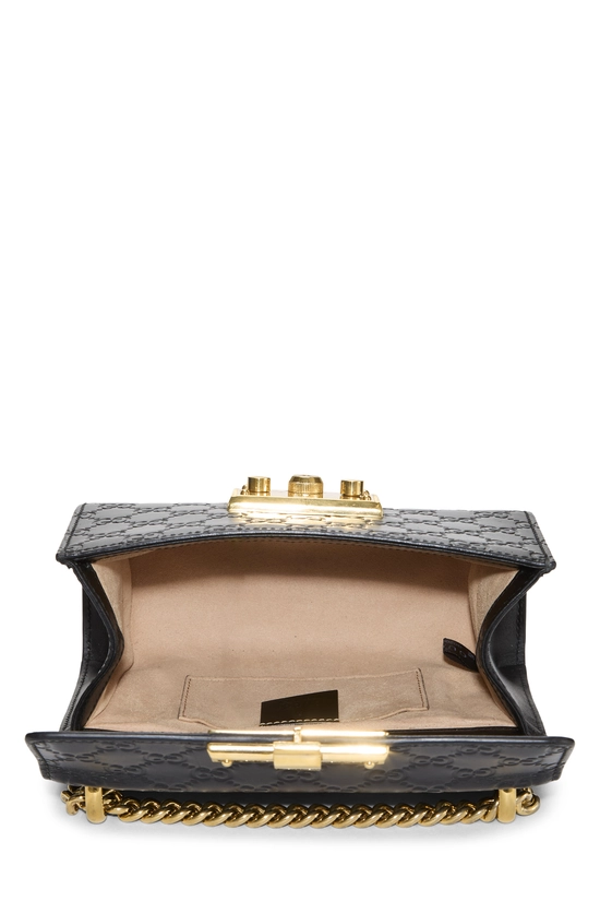 Black Guccissima Padlock Shoulder Bag Small, , large image number 5