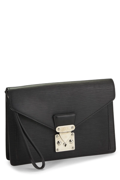 Black Epi Sellier Dragonne, , large