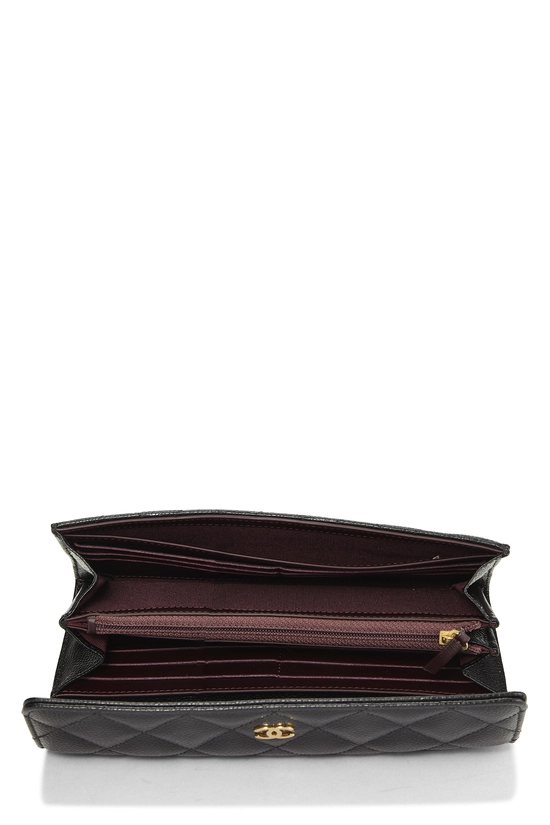 Black Caviar Long Wallet, , large image number 3