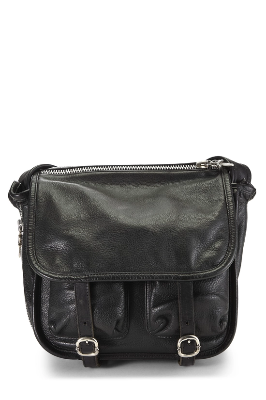 Black Leather Gunslinger Messenger, , large image number 0