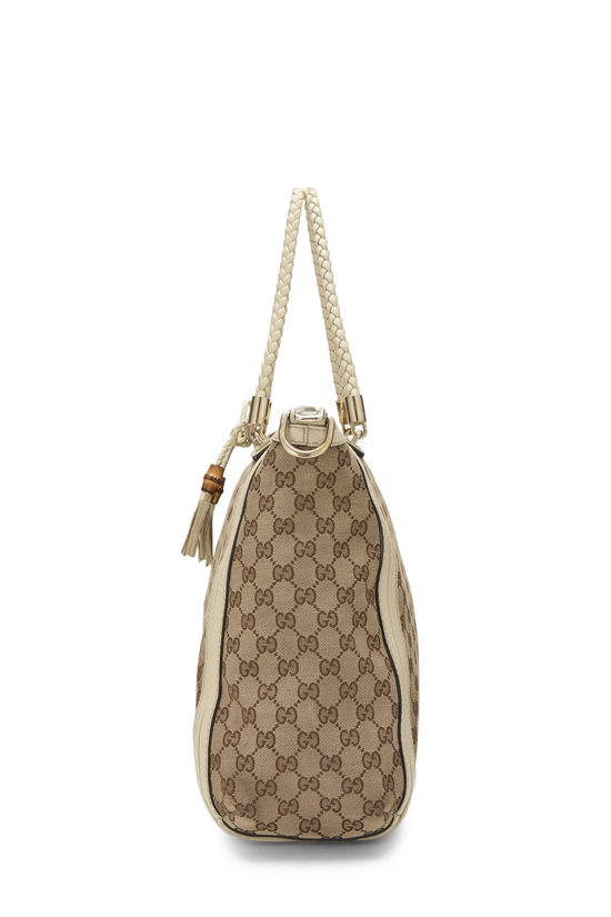 Cream Original GG Canvas Bella Tote, , large image number 2