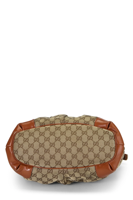 Orange Original GG Canvas Sukey Zip Handbag, , large image number 4