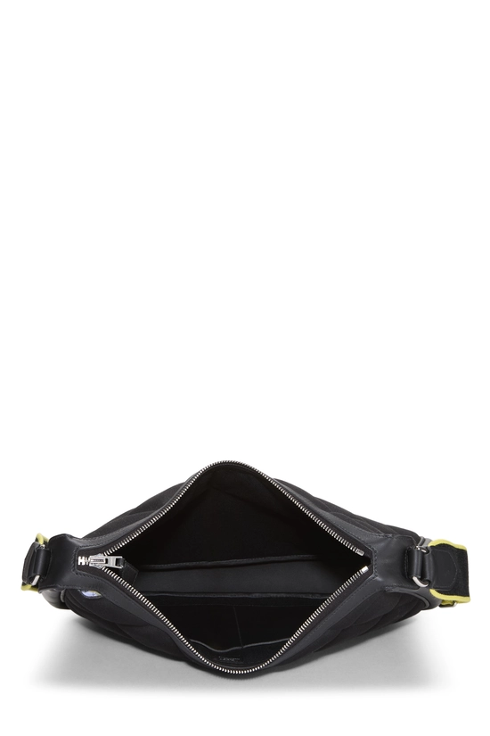 Black Woolycot Horseback Shoulder Bag, , large image number 5