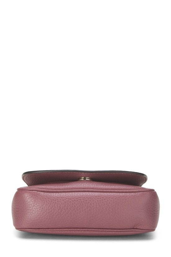 Purple Grained Leather Soho Chain Flap Crossbody Small, , large image number 4