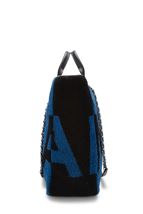 Blue Shearling Deauville Large, , large image number 2
