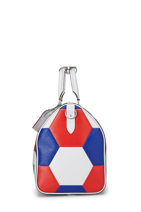 Louis Vuitton FIFA World Cup Red, White & Blue Leather Keepall