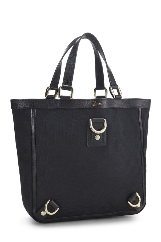 Black Original GG Canvas D-Ring Abbey Tote, , large image number 1