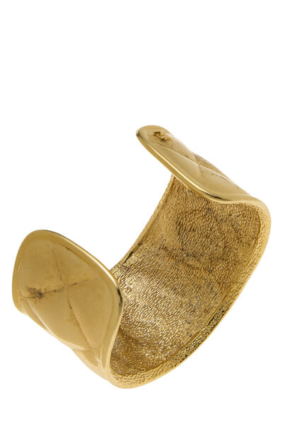 Gold 'CC' Cuff, , large