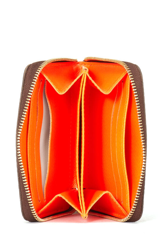 Stephen Sprouse x Louis Vuitton Orange Graffiti Zippy Coin Purse, , large image number 4