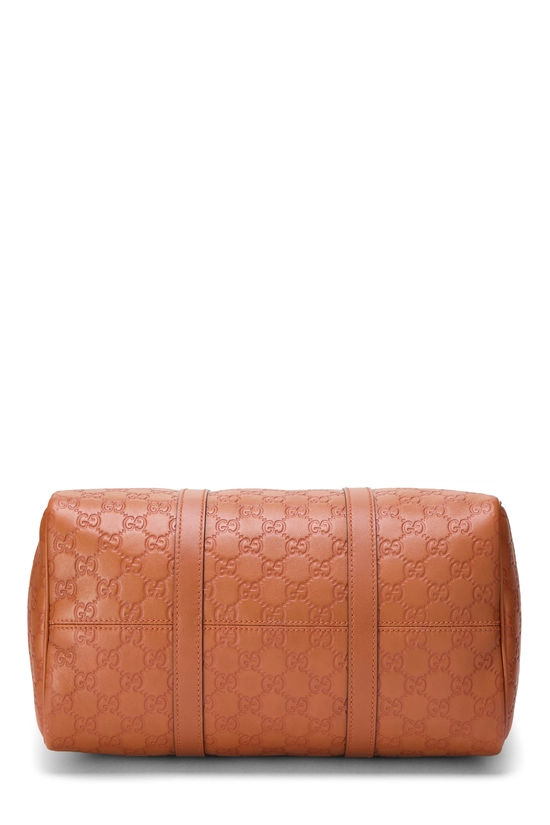 Orange Guccissima Leather Joy Boston Handbag, , large image number 4