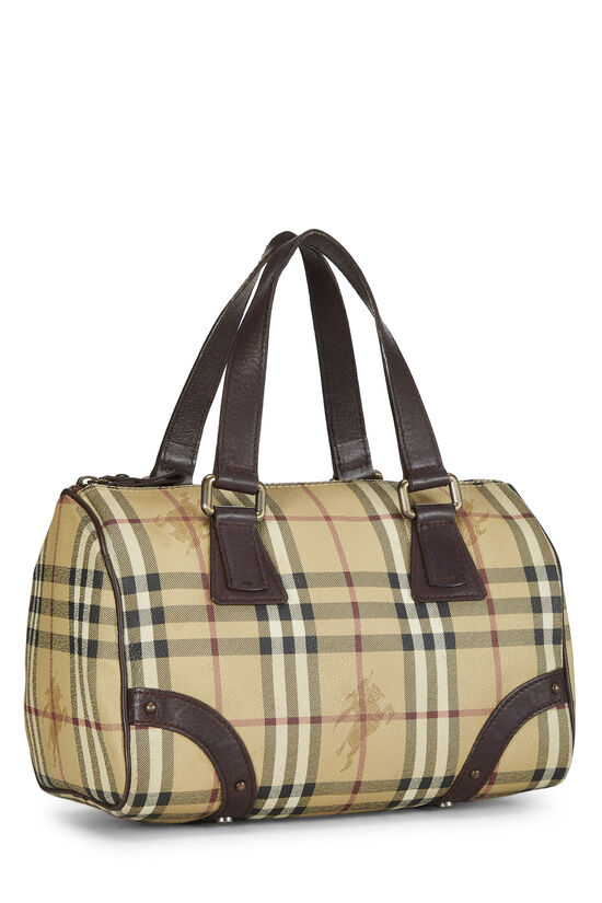 Burberry Nova Check Bowling Bag in Very Good Condition -  Israel