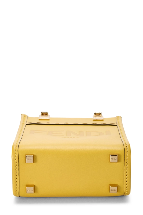 Yellow Calfskin Sunshine Shopper Mini, , large image number 4