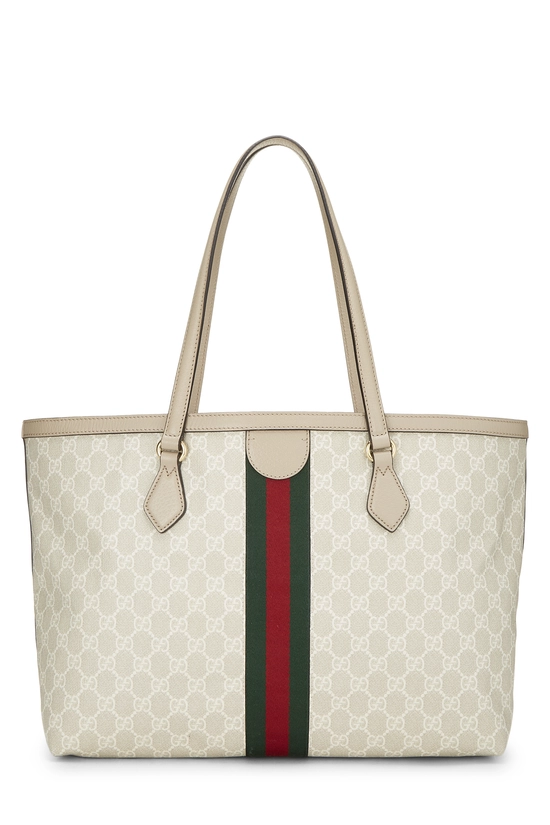 Beige GG Supreme Canvas Ophidia Tote Medium, , large image number 3