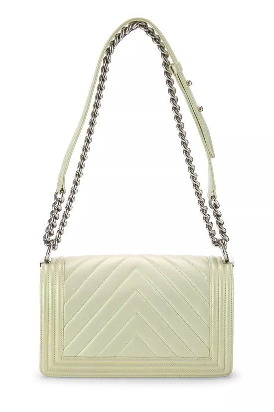 Iridescent Green Chevron Boy Bag Medium, , large image number 3