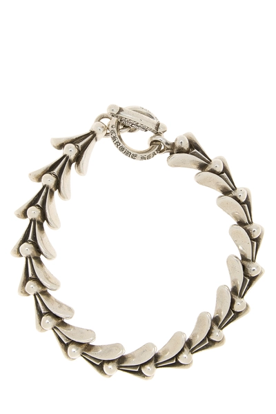 Sterling Silver Cross Tail Link Bracelet