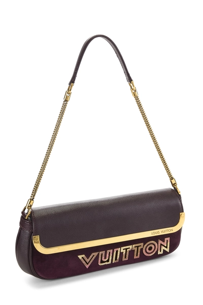 Louis Vuitton Burgundy Suede Avante-Garde Pochette — photo 2