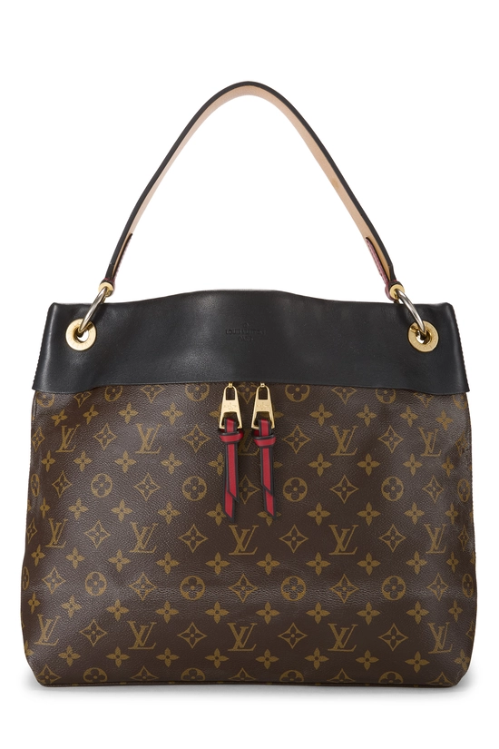 Black Monogram Canvas Tuileries Hobo, , large image number 0