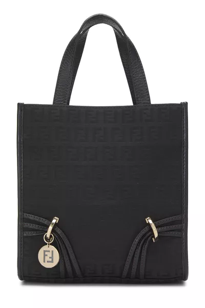 Black Zucchino Canvas Handbag Mini