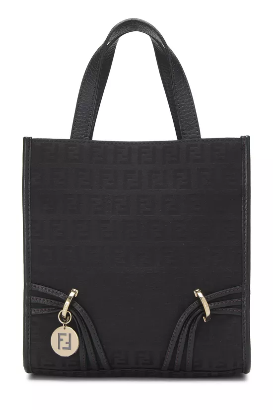 Black Zucchino Canvas Handbag Mini, , large image number 0
