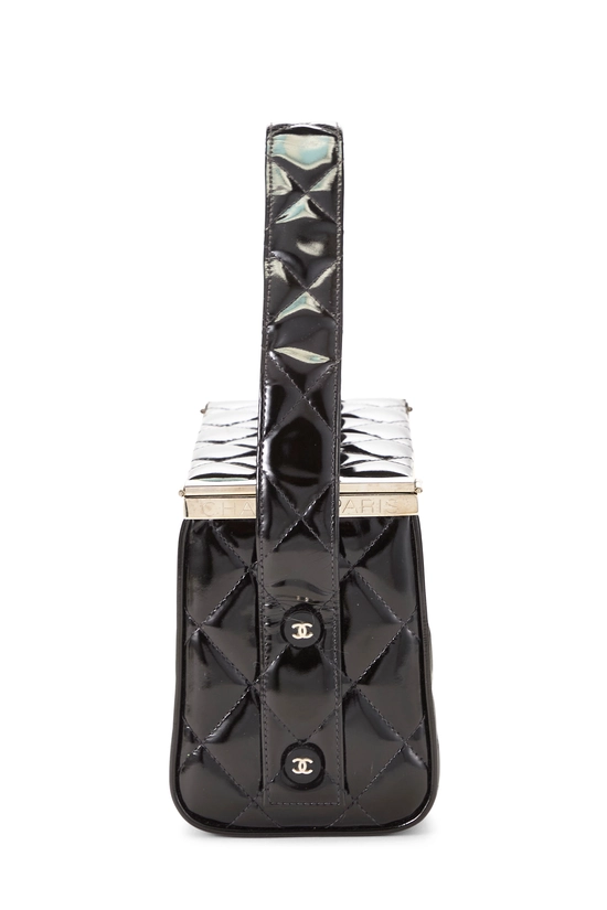 Black Quilted Lambskin Box Vanity Small, , large image number 2