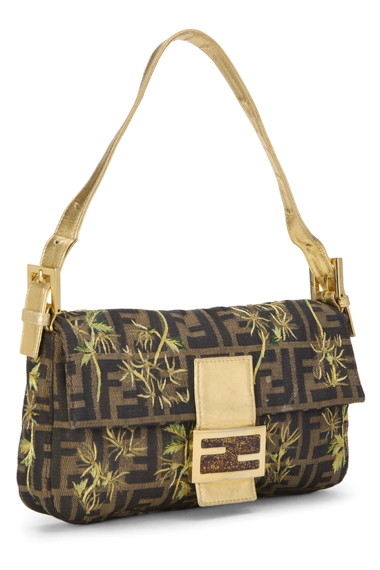 Gold Embroidered Baguette, , large image number 1