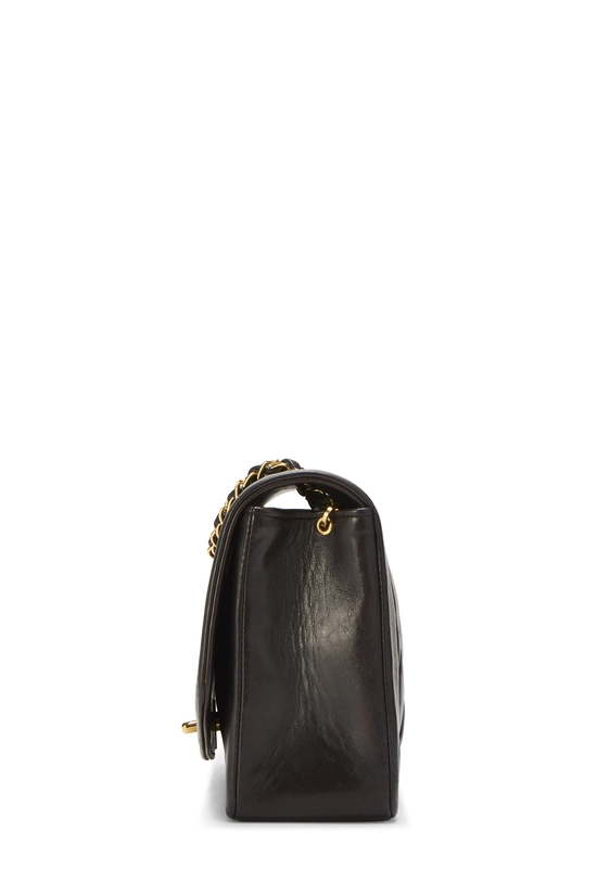 Black Quilted Lambskin Classic Flap Medium, , large image number 2
