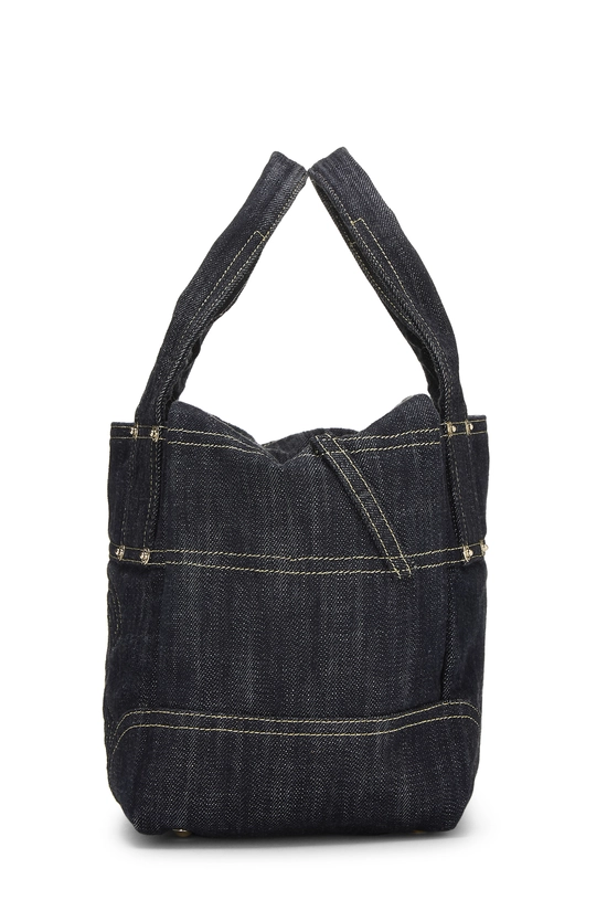 Blue 'CC' Denim Handbag, , large image number 2