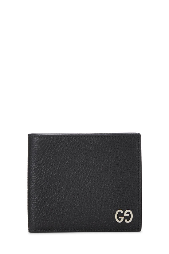 Black Leather Bifold Wallet, , large image number 0