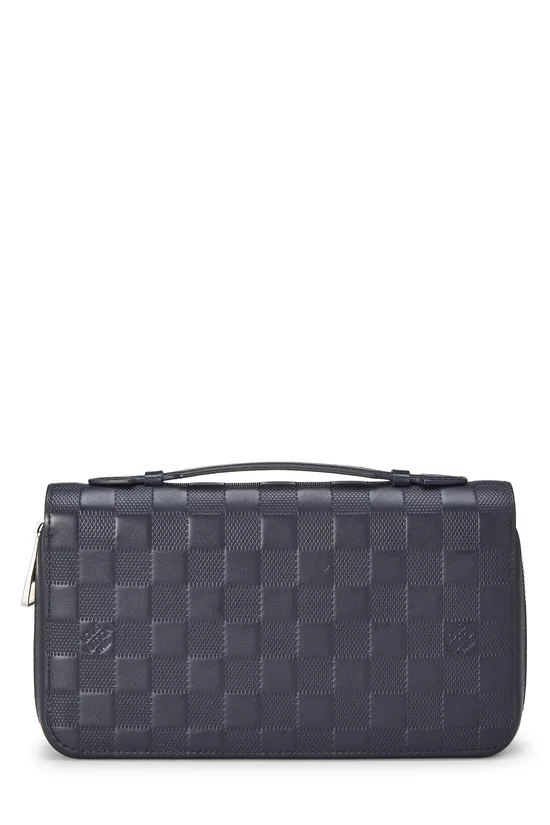Navy Damier Infini Zippy XL, , large image number 0