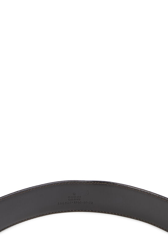 Brown Guccissima Leather Belt 80, , large image number 3