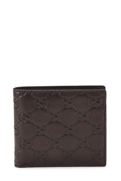 Brown Guccissima Bi-Fold Wallet