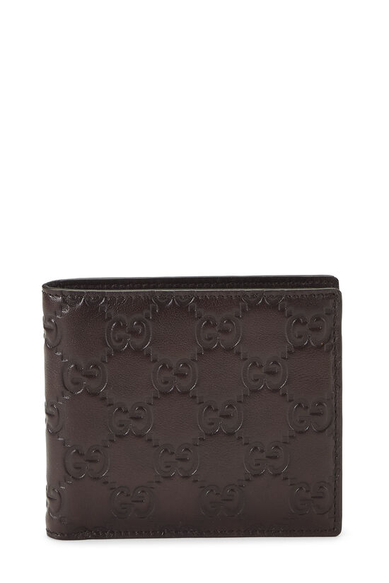 Brown Guccissima Bi-Fold Wallet, , large image number 0