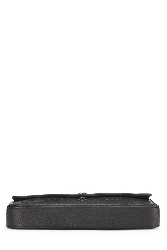 133208 Louis Vuitton Black Monogram Empreinte Felicie Pochette 101123 –  KimmieBBags LLC