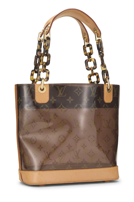 Brown Monogram Ambre Vinyl Cabas PM, , large image number 1