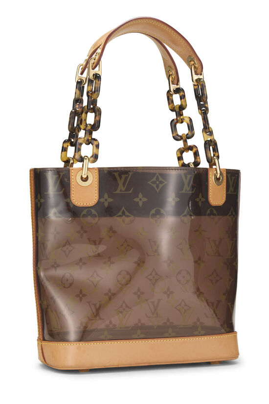 Brown Monogram Ambre Vinyl Cabas PM, , large image number 1