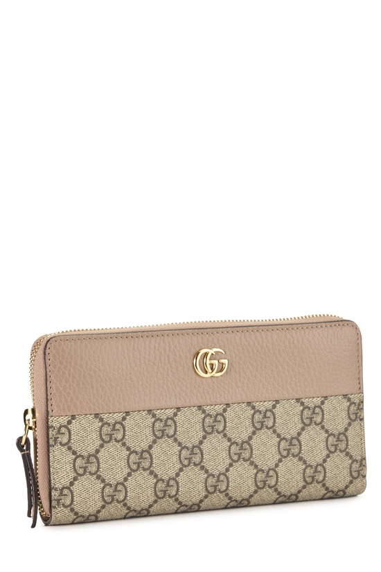 Pink Original GG Supreme Canvas Zip Around Wallet, , large image number 1