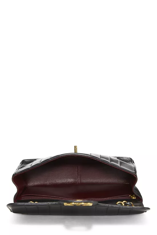 Black Vertical Lambskin Half Flap Jumbo, , large image number 5